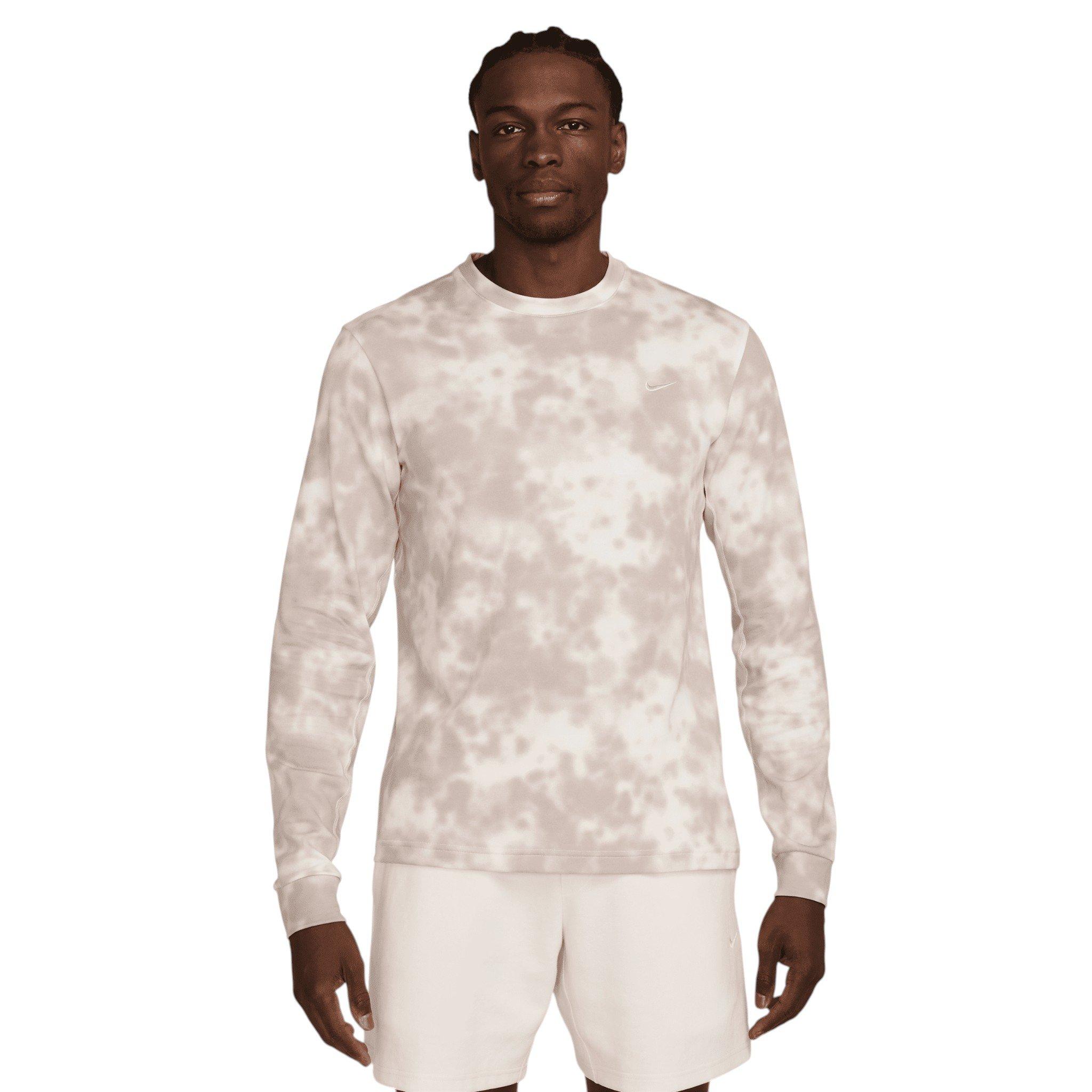 Nike Men's Primary Dri-FIT Long Sleeve Fitness Top - Cream - CREAM
